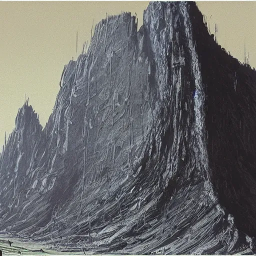 Prompt: 2 0 0 1 a space odyssey monolith, planet of the apes highly detailed concept art