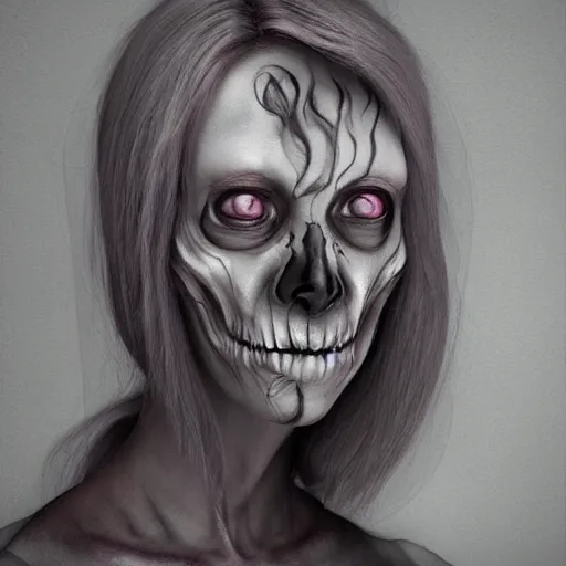 Prompt: An elegant Ghoul, digital art, hyperrealistic, trending on ArtStation