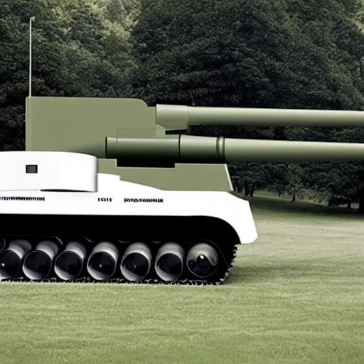 Prompt: jonathan ive dieter rams self propelled howitzer