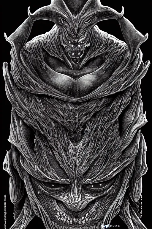 Image similar to mole humanoid figure monster, symmetrical, highly detailed, digital art, sharp focus, trending on art station, kentaro miura manga art style