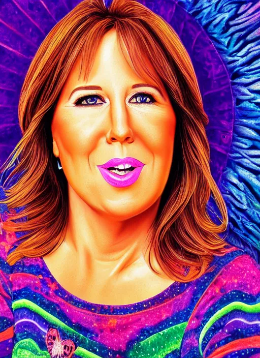 Prompt: photograph ultra realistic portrait of discheveled alex jones by lisa frank