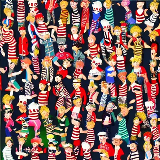 Prompt: where is waldo