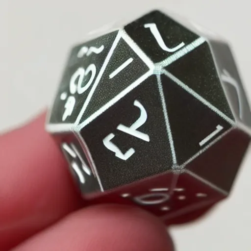 Image similar to god rolling dice with a d 2 0, realistic photography, high detailed