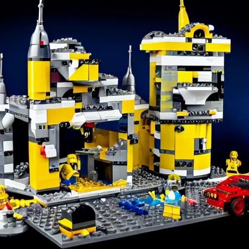 Image similar to astro world 2 0 2 1 disaster lego set