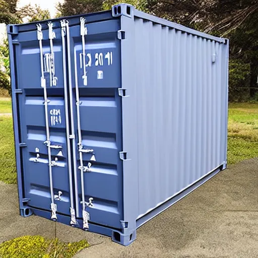Image similar to raccoon shipping container,