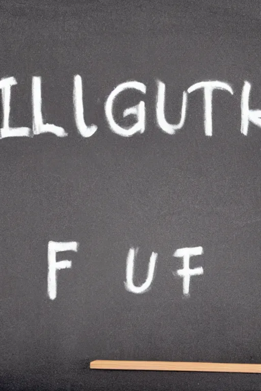 Image similar to The language of the future written on the blackboard