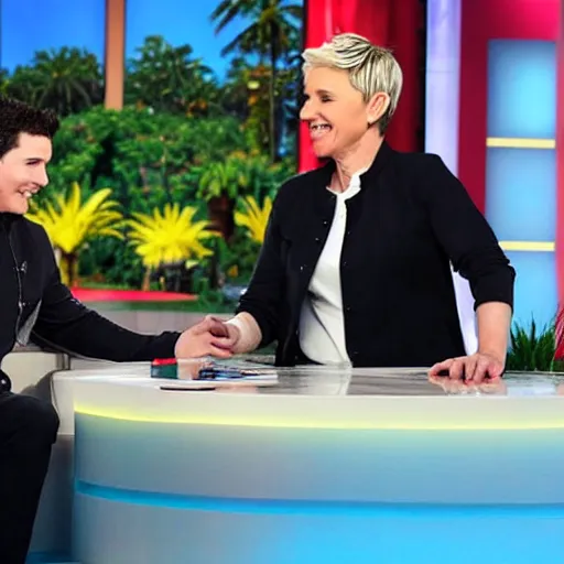 Prompt: “ Sidney Crosby on The Ellen DeGeneres Show”