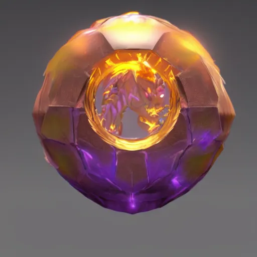 Image similar to a realistic 4 star crystal dragon ball, concept art, trending on artstation 3 d.