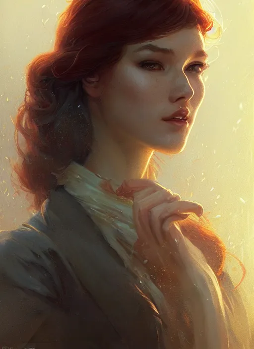 Prompt: portrait of mary jane, digital art by artgerm and greg rutkowski, gaston bussiere, sakimi chan and android jones and karol bak, cinematic lighting, trending on artstation, volumetric dust, intricate, elegant