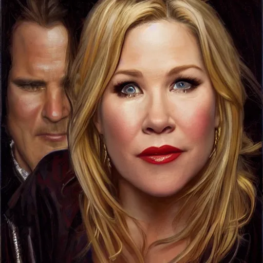 Prompt: Christina Applegate, by Mark Brooks, by Donato Giancola, by Olivia De Berardinis, by Fiona Stephenson