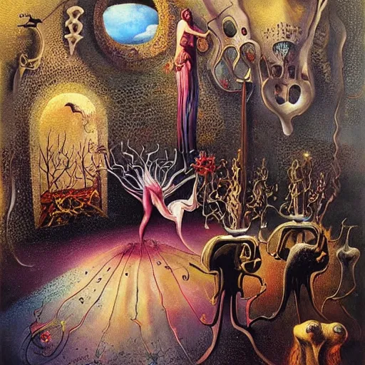 Image similar to Seb Mckinnon Paintings, Salvador Dali