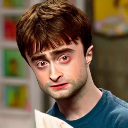 Image similar to film still of Daniel Radcliffe as Will in The Fresh Prince of Bell Air