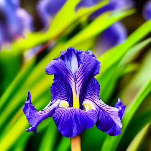 Image similar to macro photo of an iris