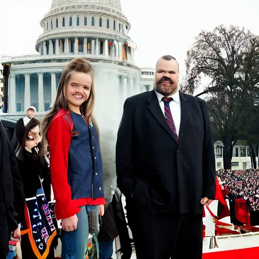 Image similar to Jack Black presidential inauguration