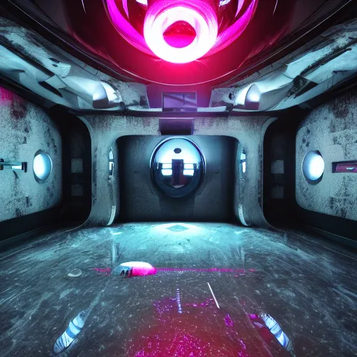 Image similar to a spaceship beaming a light underneath, lasers all over the scene, strobe lights, winter, dark scenery, dark lighting, cinematic, cold freezing nights, laser lights, crybernetic, top floor boss shit, destroy lonely, black floor, lavish, luxurious, marble walls, cinematic, hyper realism, high detail, octane render, 8 k