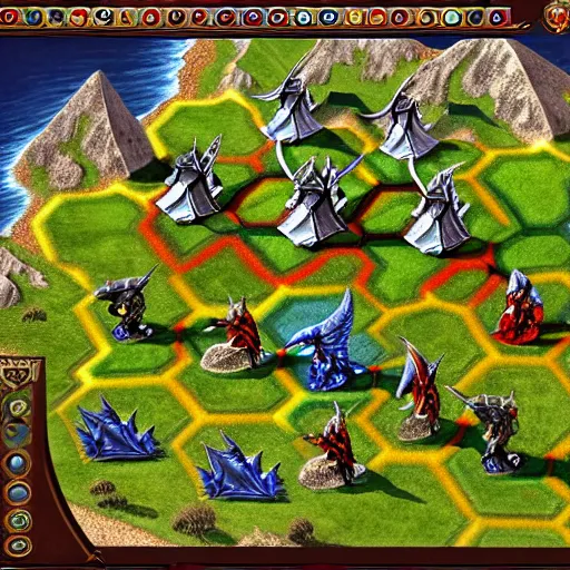 Image similar to heroes of might and magic, art