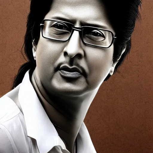 Image similar to a portrait of a rajesh hamaal, highly detailed, cinematic lighting, hyperrealistic, 4 k, digital art