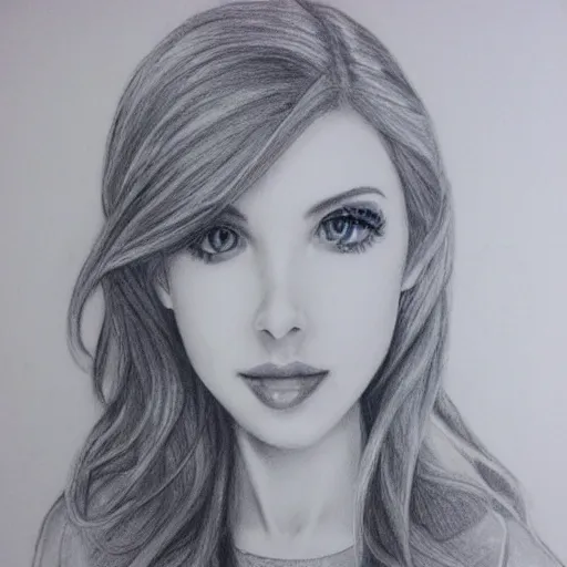 Image similar to amouranth pencil art, ultra detailed