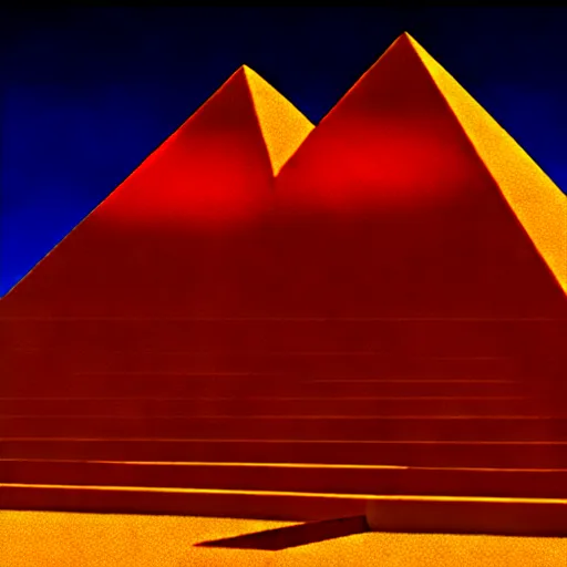 Image similar to ancient egyptian structure, retrowave epic art, trending on art station