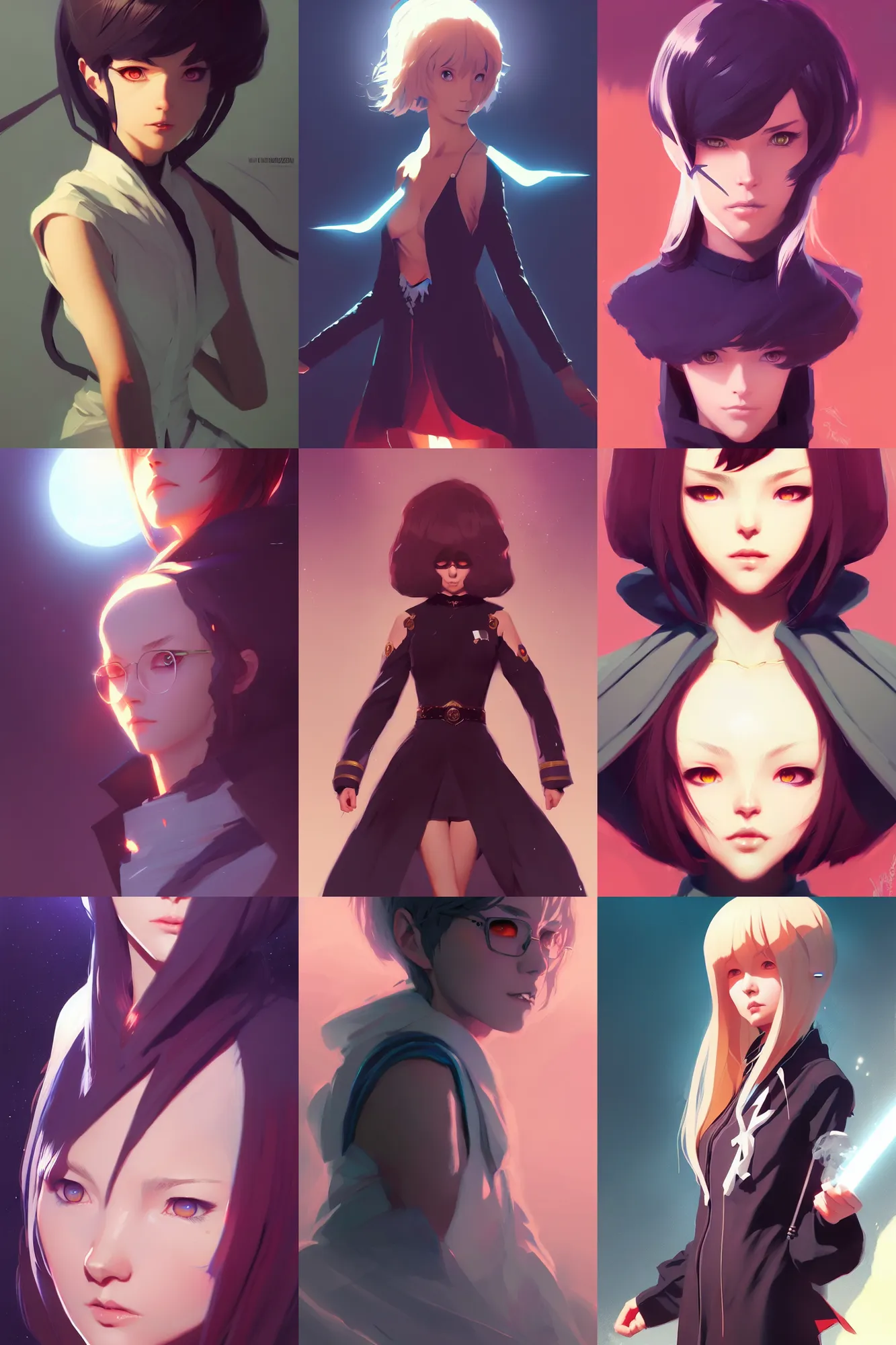 Prompt: gorgeous wizard by ilya kuvshinov, krenz cushart, Greg Rutkowski, trending on artstation