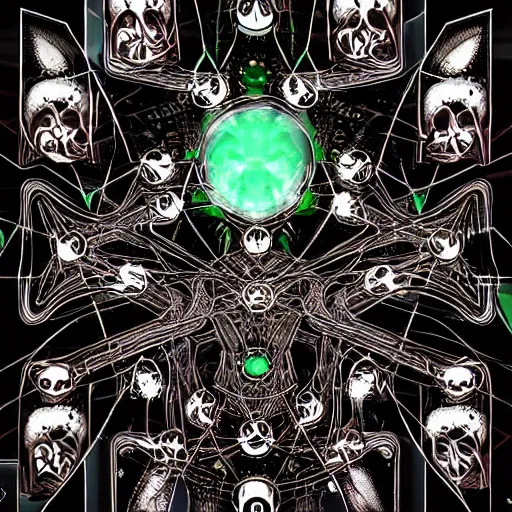 Image similar to psychocybernetic memetic squamose ideation spore emulating ego gratification with torrid supernormal stimulus hyper detailed intricate digital art occult symbols mystic imagery