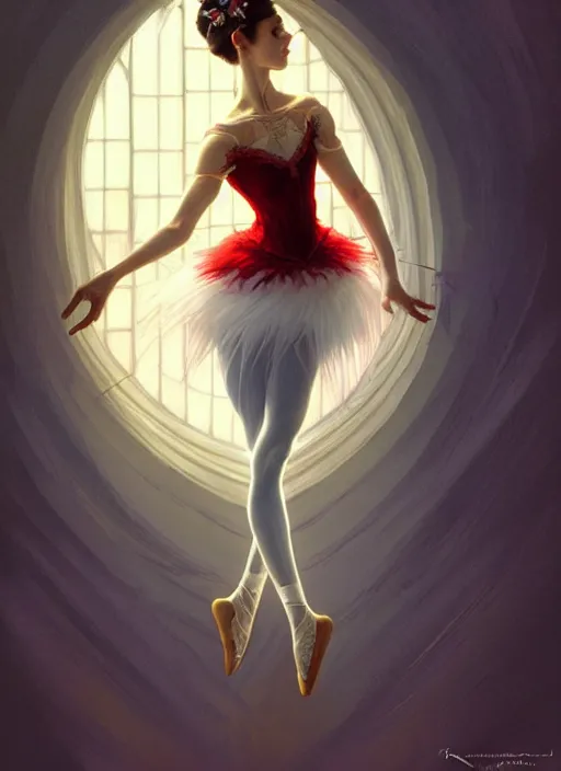 Prompt: the _ nightmare _ before _ christmas, ballerina, intricate, elegant, highly detailed, my rendition, digital painting, natural light, artstation, concept art, smooth, sharp focus, illustration, art by artgerm and greg rutkowski and alphonse mucha and uang guangjian and gil elvgren and sachin teng, symmetry!!