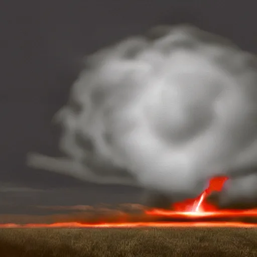 Prompt: photograph of nuclear blast, photorealism