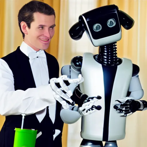 Image similar to robot butler