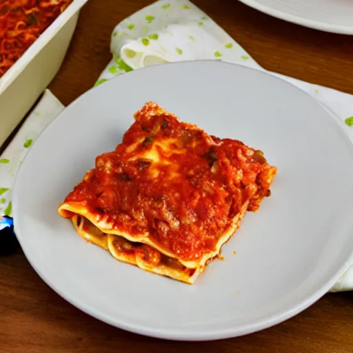 Image similar to the most delicious lasagna ever made