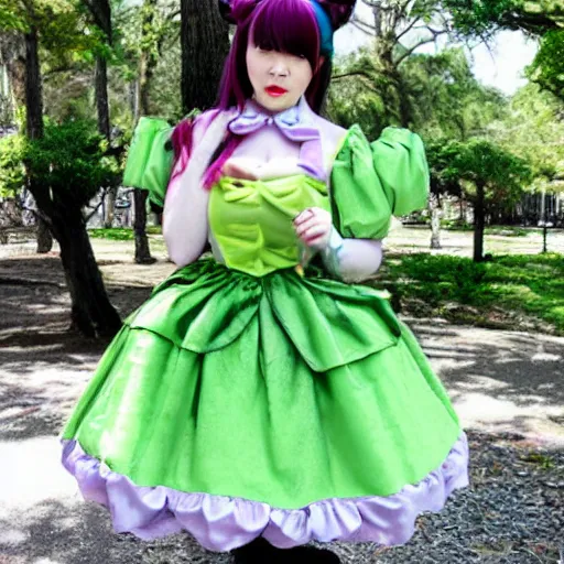 Dragon Ball Z Goku Genderbend Lolita Dress Cosplay Costume