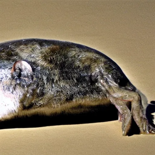 Image similar to Montauk monster, actual monster, 2006 photograph