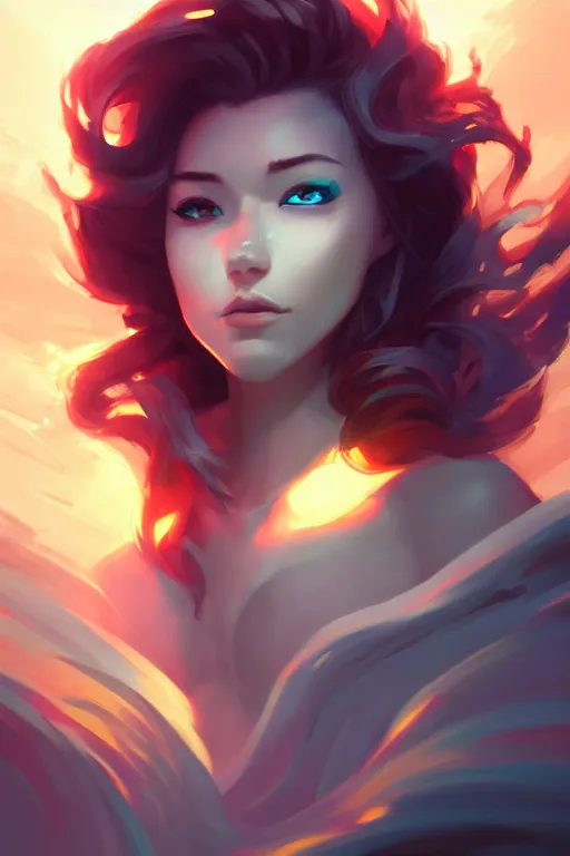 Prompt: the god posideon, ocean wave, portrait, sharp focus, digital art, concept art, dynamic lighting, epic composition, subsurface scattering, trending on artstation, by emylie boivin 1. 0, rossdraws 2. 0