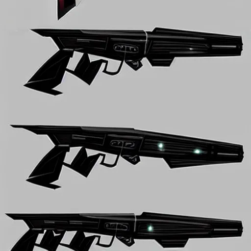 Image similar to weapon design, a handsome pistol, colossal sci fi artillery weapon, concept art, artstation, unreal engine