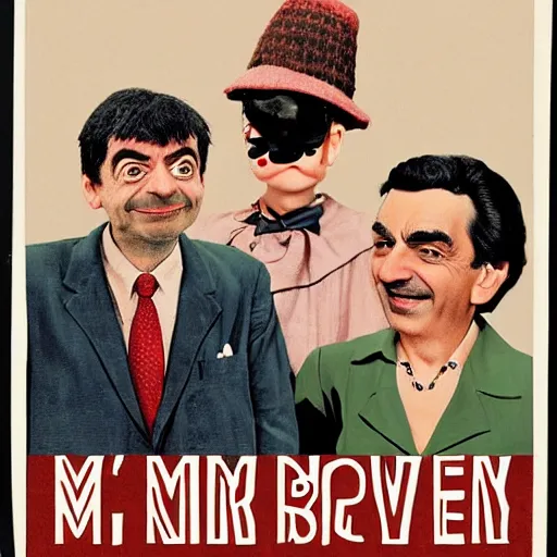 Image similar to criterion collection cover art for the film Mr. Bean goes on Holiday