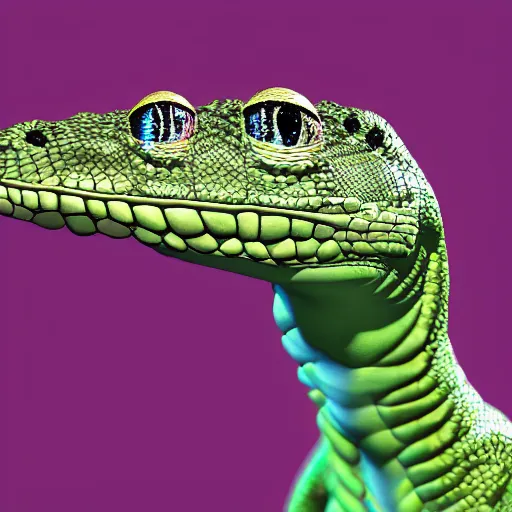 Prompt: hyperrealistic!! Reptilian popstar, High resolution, 8K