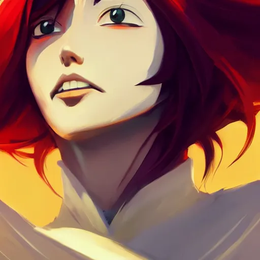 Image similar to face icon stylized minimalist bleach, loftis, cory behance hd by jesper ejsing, by rhads, makoto shinkai and lois van baarle, ilya kuvshinov, rossdraws global illumination