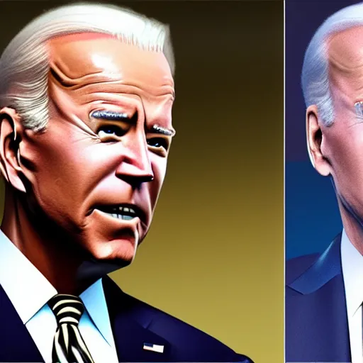 Image similar to Joe Biden in Fortnite very detailed, shot 8K quality super realistic