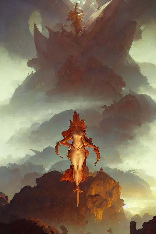 Prompt: sacred text concept design by peter mohrbacher and craig mullins and hiroshi yoshida and james jean and frank frazetta and michael whelan and andreas rocha