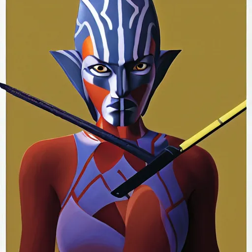 Image similar to ahsoka tano designed by Ralph McQuarrie