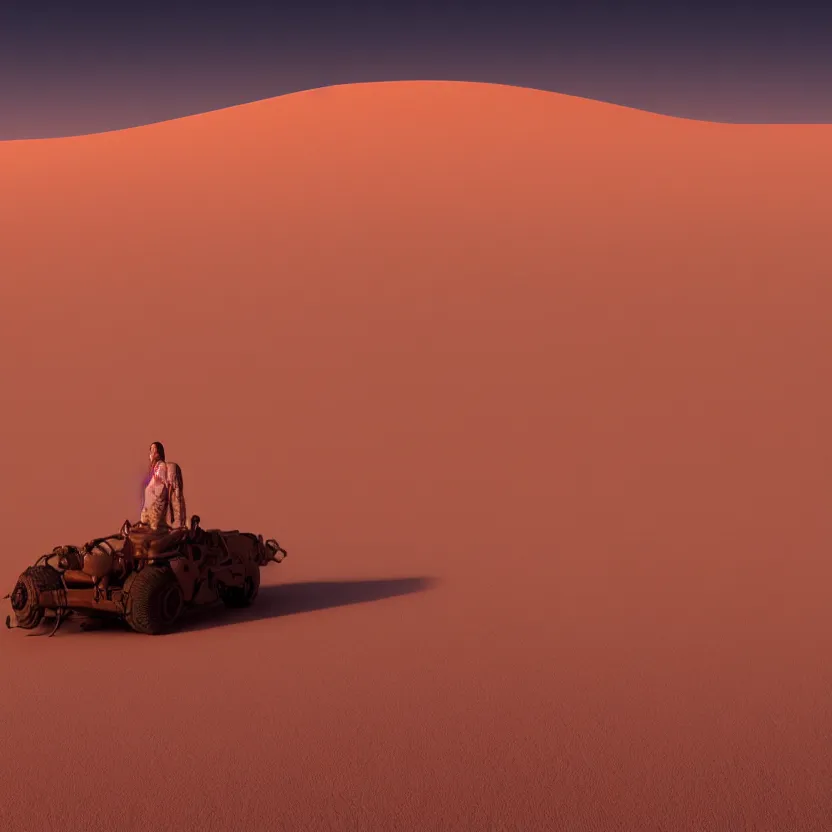 Prompt: desert, golden hour lighting, 4 k, intricate, smooth, cinematic film still from the movie directed by denis villeneuve with art direction by wayne barlowe and salvador dali, wide lens, f 3 2