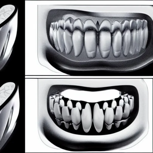 Prompt: patent application for robotic dentures