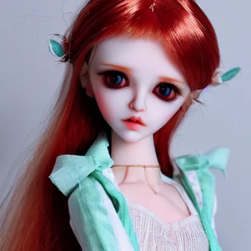 Image similar to bjd doll with a lot of money