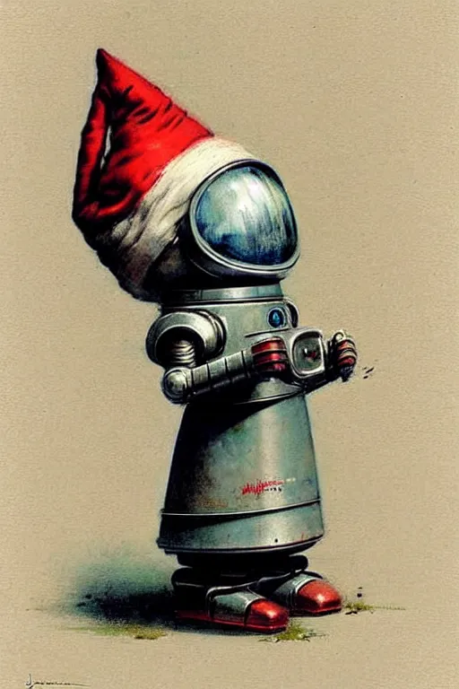 Image similar to ( ( ( ( ( 1 9 5 0 s robot knome b 9 robot lost in space. muted colors. ) ) ) ) ) by jean - baptiste monge!!!!!!!!!!!!!!!!!!!!!!!!!!!!!!