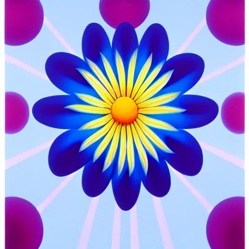 Image similar to flat flower by shusei nagaoka, kaws, david rudnick, airbrush on canvas, pastell colours, cell shaded, 8 k, gediminas pranckevicius