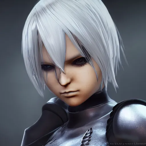 Image similar to blender render nier automata