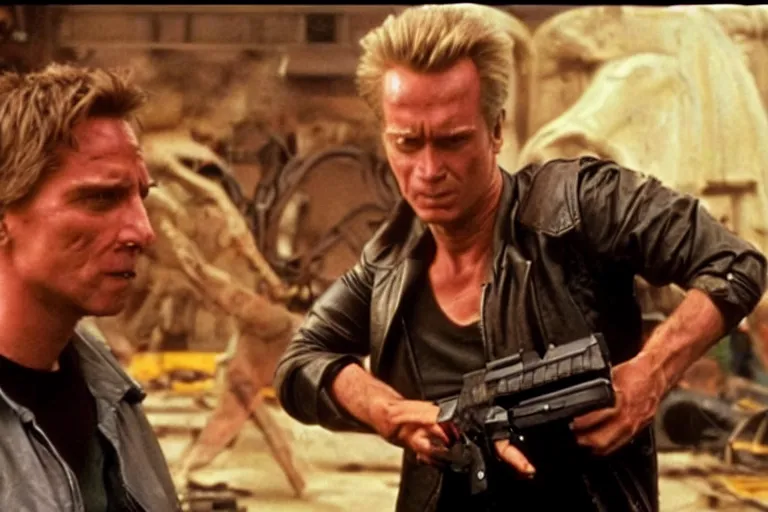 Image similar to VFX movie where Doug Funny plays the Terminator by James Cameron
