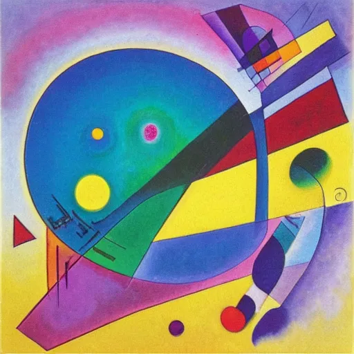 Prompt: “ dream in the dream, kandinsky ”