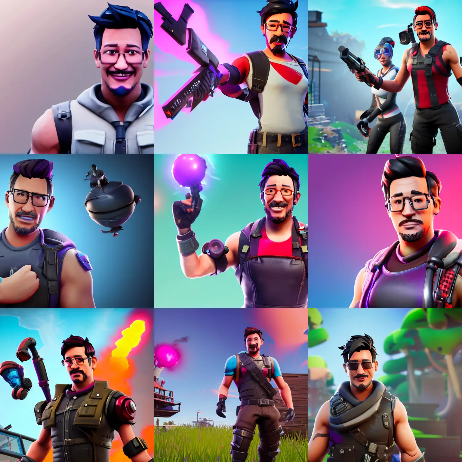 Markiplier as a fortnite videogame character, unreal | Stable Diffusion ...