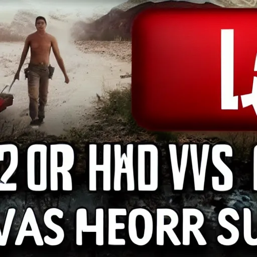 Image similar to 2 4 hours survival on 1 heart youtube thumbnail