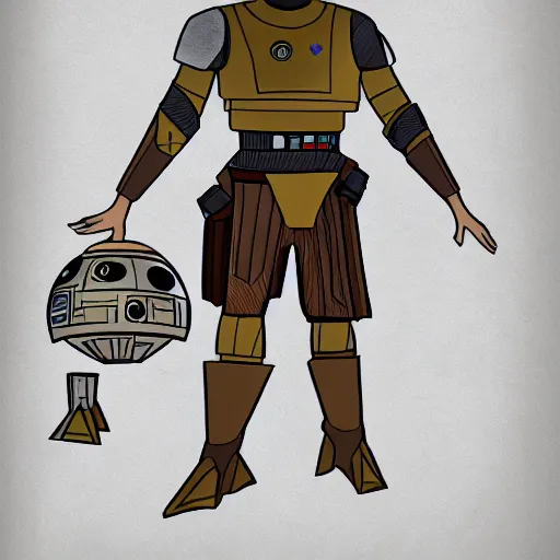 Image similar to star wars character design for a sand dweller